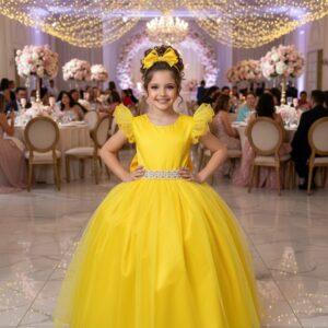 Vestido Marie Longo Amanda Amarelo