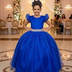 Vestido Marie Longo Amanda Azul Royal