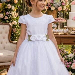 Vestido Juvenil Vila Lele Luiza Branco