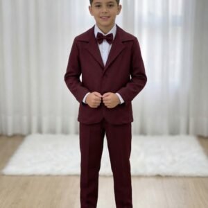 Conjunto Social Miss Cherry Jorge Terno Marsala