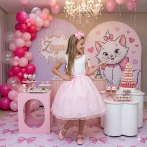 Vestido Mini Miss Betani Rosa Bebe