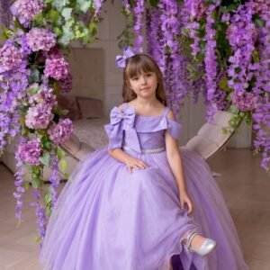 Vestido Banana Club Longo Doce Elegancia Lilas