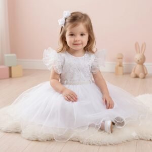 Vestido Menina Bonita Lara Branco